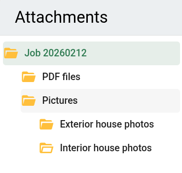 Directory tree pane