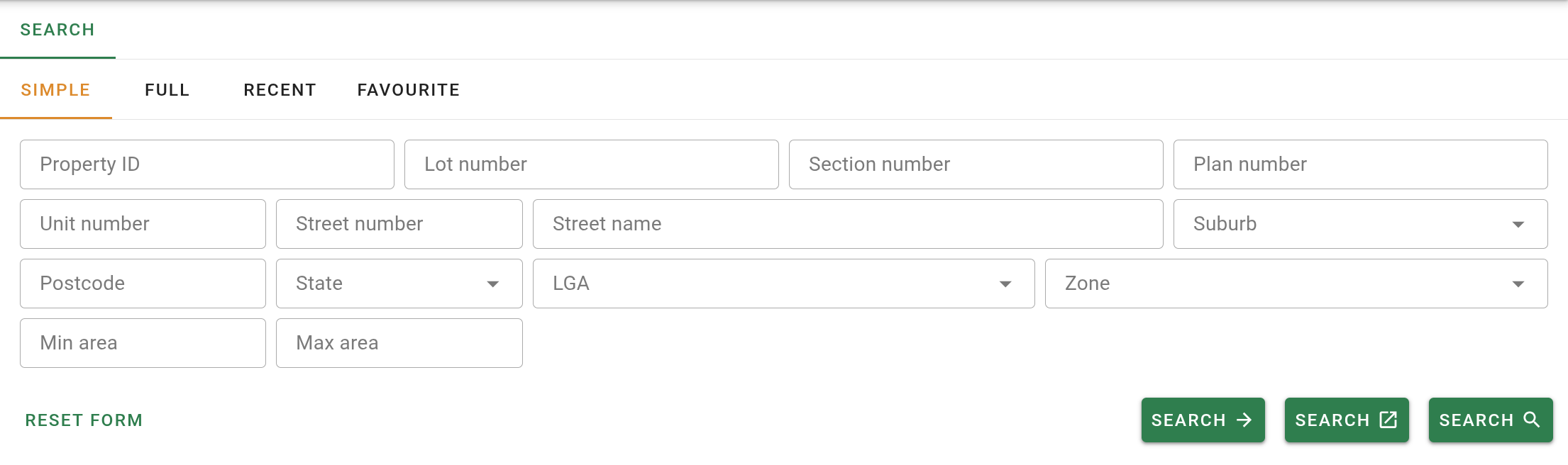 Simple search