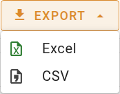 Income report export menu