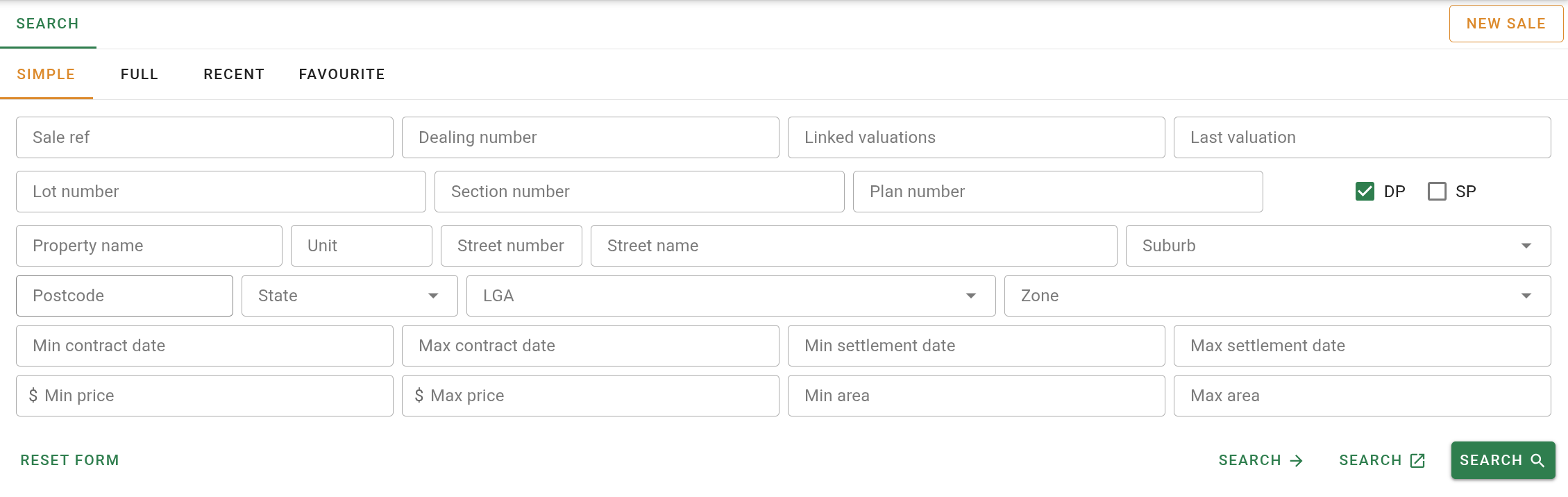 Simple search