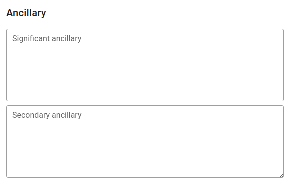 Ancillary improvements
