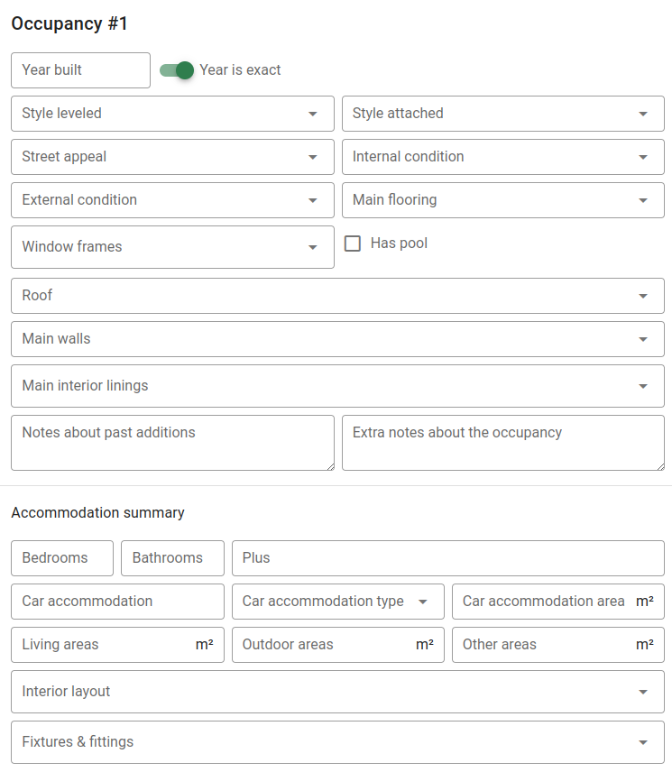 Building occupancies