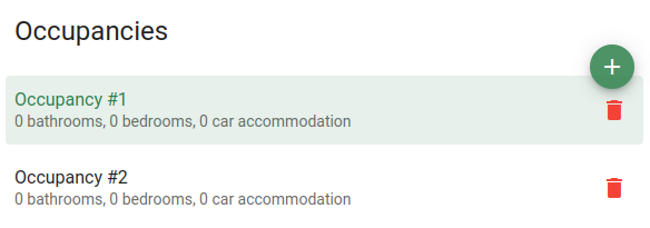 Building occupancies