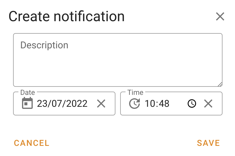 Notifications and memos