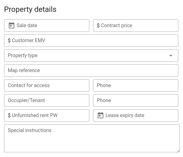 Property details