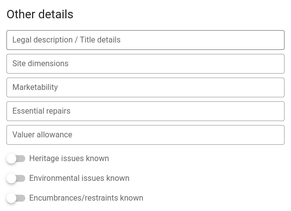 Other details (default)