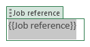 A selected VOW template field.